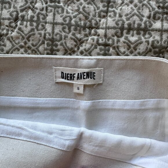 Djerf Avenue Must Have Mini Skirt Sand - Picture 7 of 8